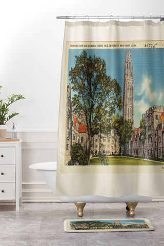 Society6 Design Studio Harkness Tower Shower Curtain And Mat