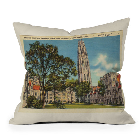 Society6 Design Studio Harkness Tower Outdoor Throw Pillow