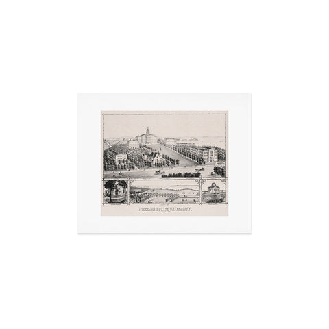 Society6 Design Studio Historic Wisconsin University Art Print