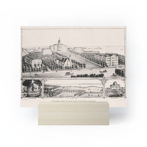 Society6 Design Studio Historic Wisconsin University Mini Art Print