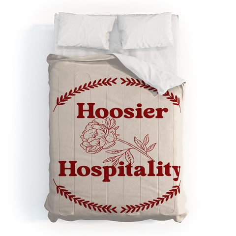 Society6 Design Studio hoosier hospitality Comforter