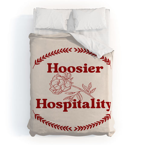 Society6 Design Studio hoosier hospitality Duvet Cover