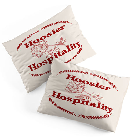 Society6 Design Studio hoosier hospitality Pillow Shams