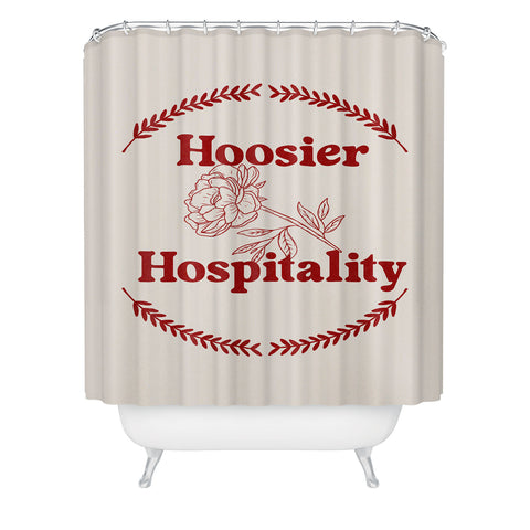 Society6 Design Studio hoosier hospitality Shower Curtain