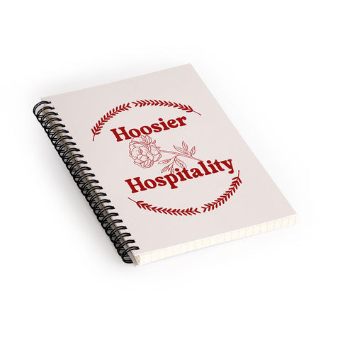 Society6 Design Studio hoosier hospitality Spiral Notebook