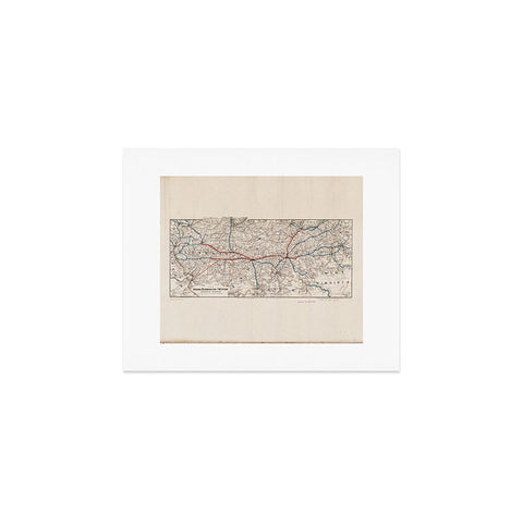 Society6 Design Studio indiana bloomington railway system Art Print