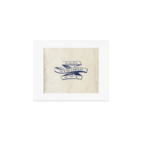Society6 Design Studio Lux et Veritas Art Print
