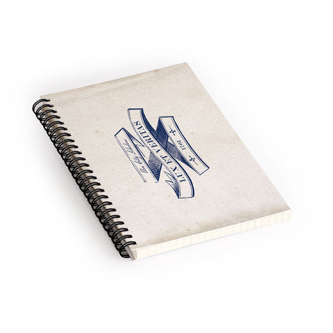 Society6 Design Studio Lux et Veritas Spiral Notebook