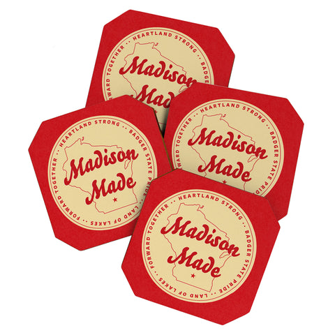 Society6 Design Studio Madison Made Coaster Set