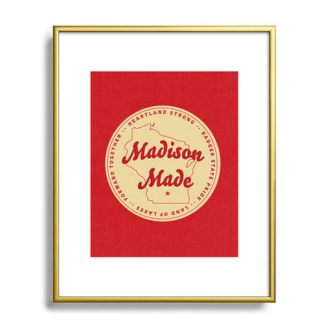 Society6 Design Studio Madison Made Metal Framed Art Print
