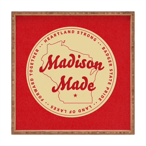 Society6 Design Studio Madison Made Square Tray