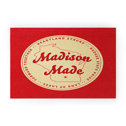 Society6 Design Studio Madison Made Welcome Mat