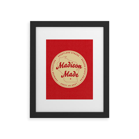 Society6 Design Studio Madison Made Framed Art Print