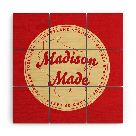 Society6 Design Studio Madison Made Wood Wall Mural