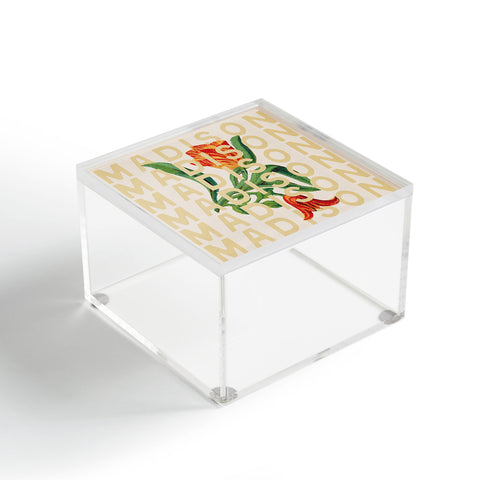 Society6 Design Studio Madison Tulips Acrylic Box