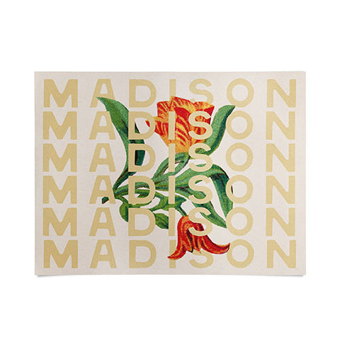 Society6 Design Studio Madison Tulips Poster