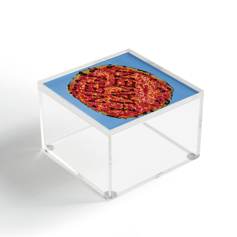 Society6 Design Studio New Haven Pizza Acrylic Box