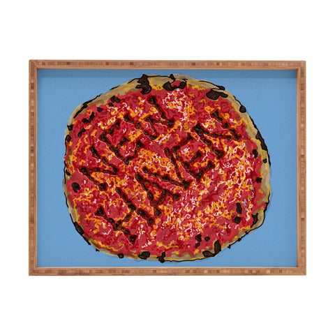 Society6 Design Studio New Haven Pizza Rectangular Tray