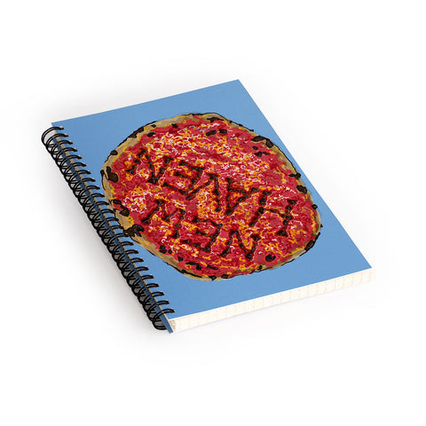 Society6 Design Studio New Haven Pizza Spiral Notebook