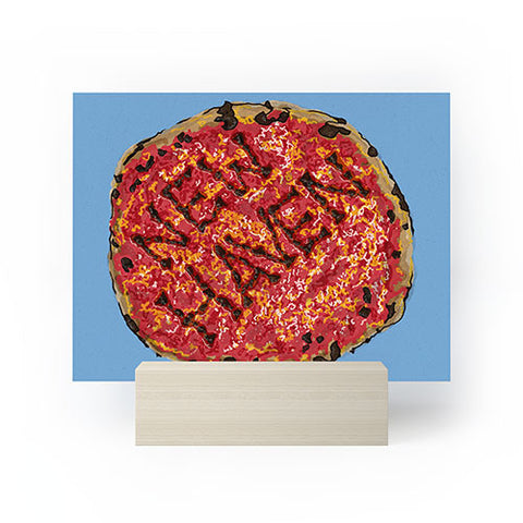 Society6 Design Studio New Haven Pizza Mini Art Print