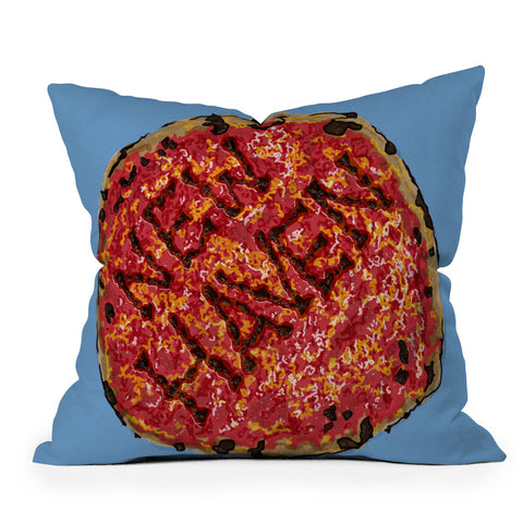 Society6 Design Studio New Haven Pizza Throw Pillow