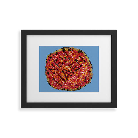 Society6 Design Studio New Haven Pizza Framed Art Print