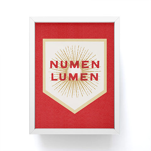 Society6 Design Studio Numen Lumen Framed Mini Art Print