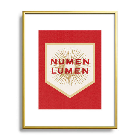 Society6 Design Studio Numen Lumen Metal Framed Art Print