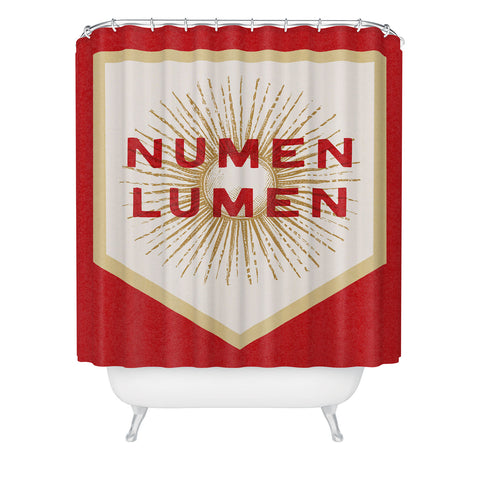 Society6 Design Studio Numen Lumen Shower Curtain