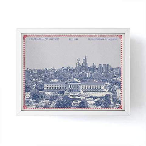 Society6 Design Studio Philadelphia PA Framed Mini Art Print