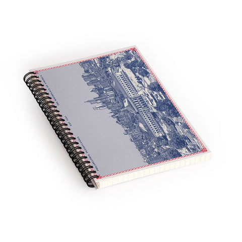 Society6 Design Studio Philadelphia PA Spiral Notebook