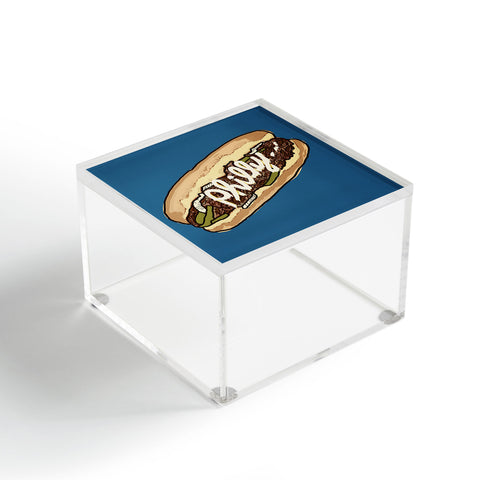 Society6 Design Studio Philly Cheesesteak Acrylic Box
