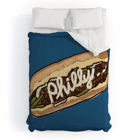 Society6 Design Studio Philly Cheesesteak Comforter