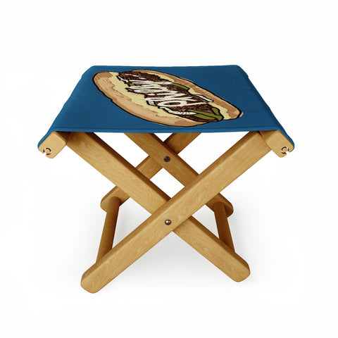 Society6 Design Studio Philly Cheesesteak Folding Stool