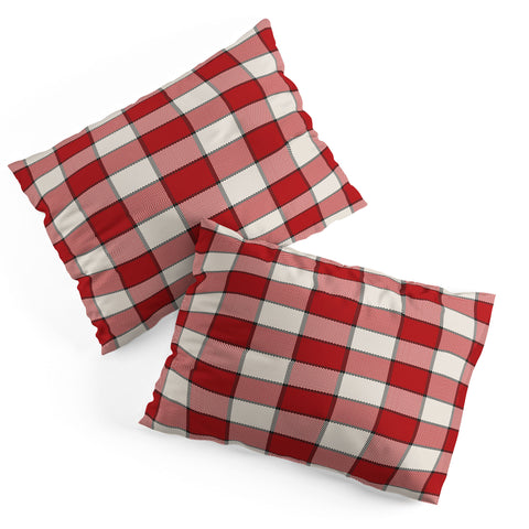Society6 Design Studio picnic check in Pillow Shams