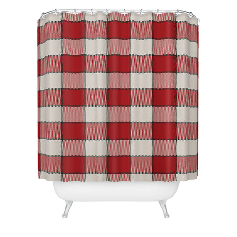 Society6 Design Studio picnic check in Shower Curtain