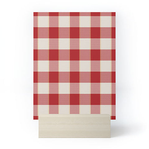 Society6 Design Studio picnic check in Mini Art Print