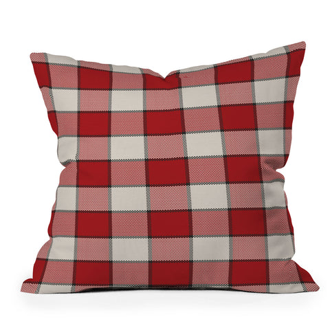 Society6 Design Studio picnic check in Outdoor Throw Pillow