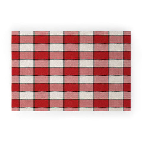 Society6 Design Studio picnic check in Welcome Mat