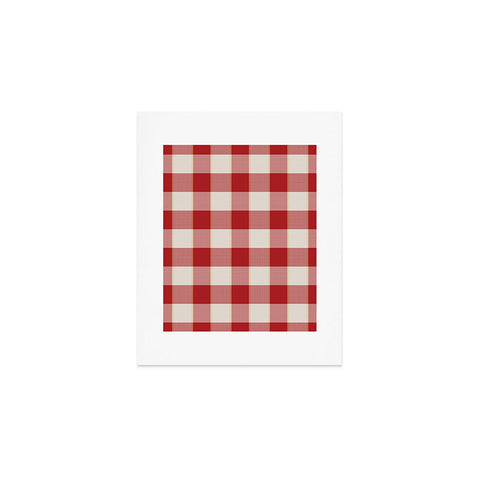 Society6 Design Studio Picnic Check WI Art Print