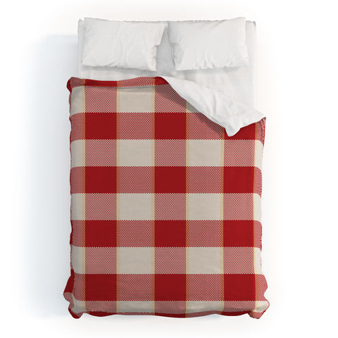 Society6 Design Studio Picnic Check WI Duvet Cover