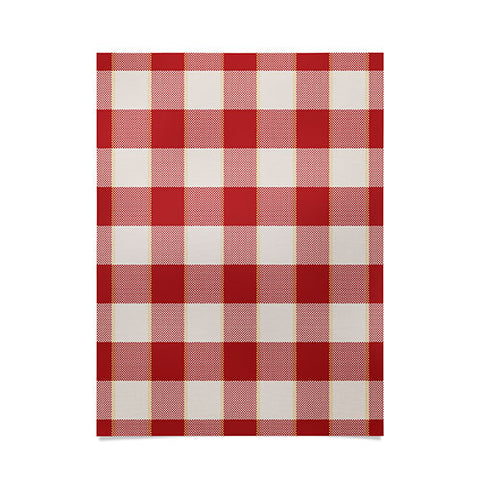 Society6 Design Studio Picnic Check WI Poster