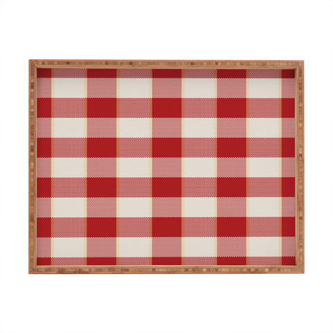 Society6 Design Studio Picnic Check WI Rectangular Tray