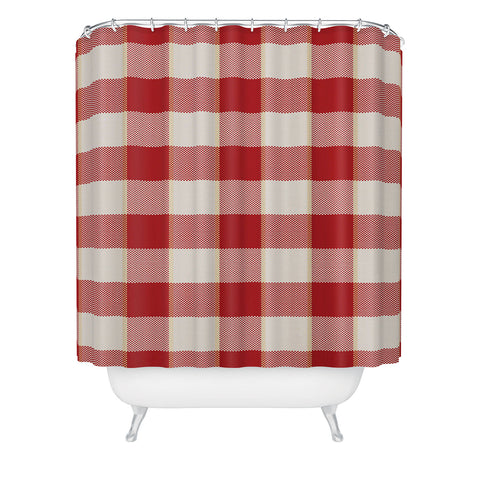 Society6 Design Studio Picnic Check WI Shower Curtain