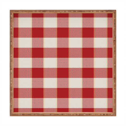 Society6 Design Studio Picnic Check WI Square Tray