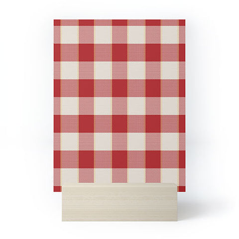 Society6 Design Studio Picnic Check WI Mini Art Print