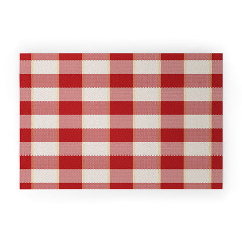 Society6 Design Studio Picnic Check WI Welcome Mat