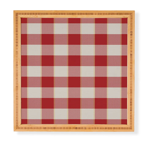 Society6 Design Studio Picnic Check WI Framed Wall Art