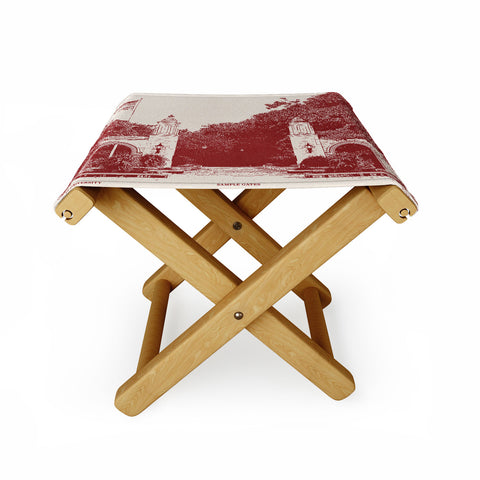 Society6 Design Studio sample gates Folding Stool