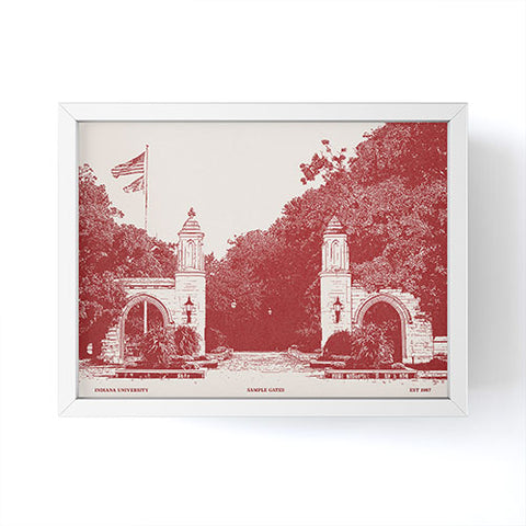 Society6 Design Studio sample gates Framed Mini Art Print